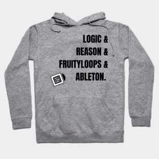 Logic & Reason Black Hoodie